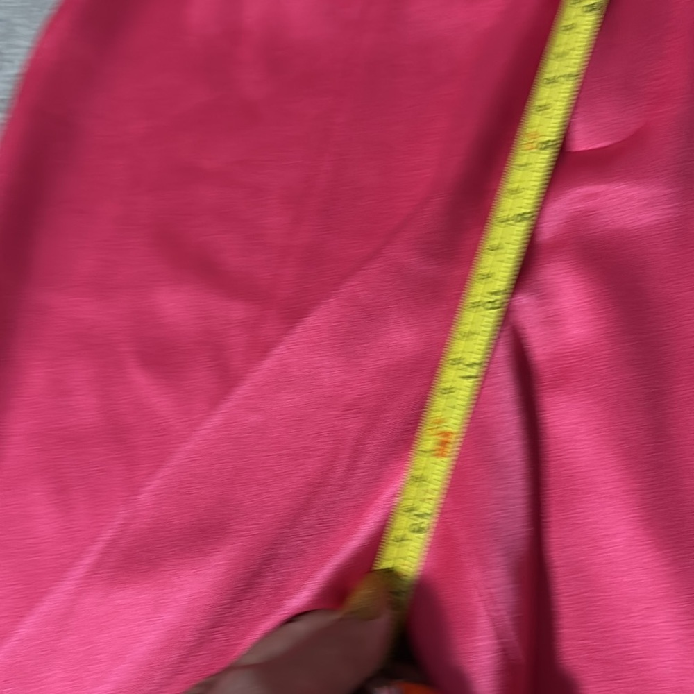 NWT Alice + Olivia Elegant Pink Women's satin Pants - Picture 10 of 13